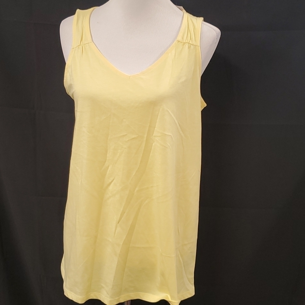 Lane Bryant Lemon Tank Top SZ 10/12